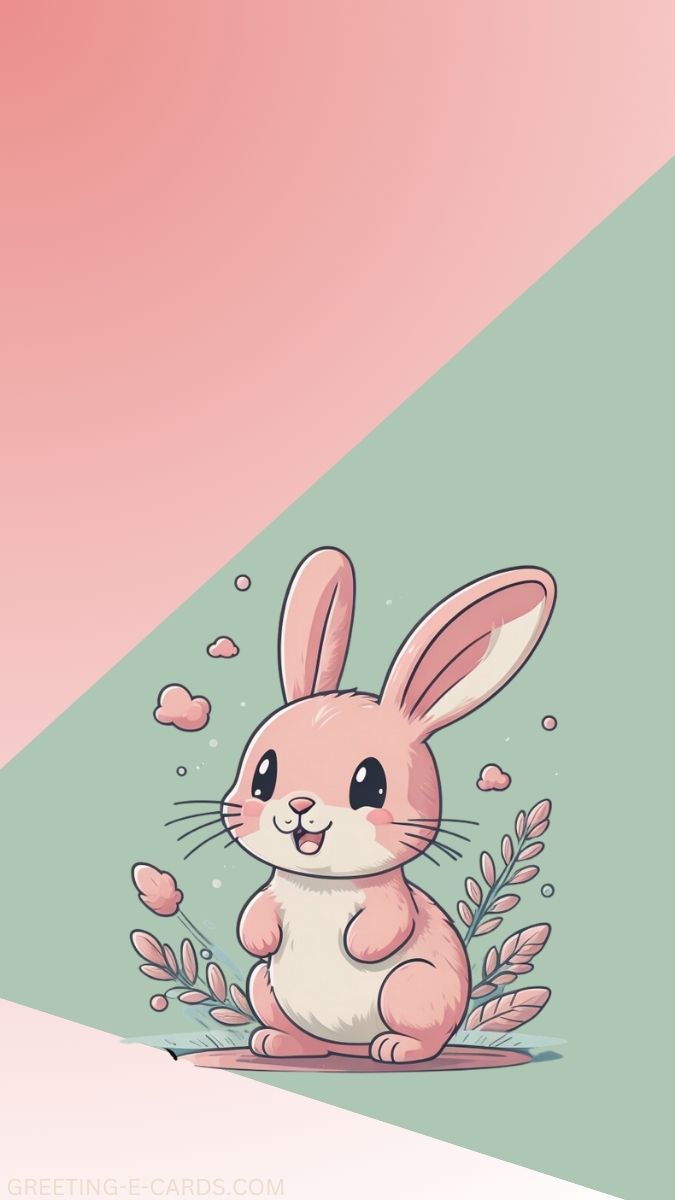Adorable Bunny Phone Wallpaper