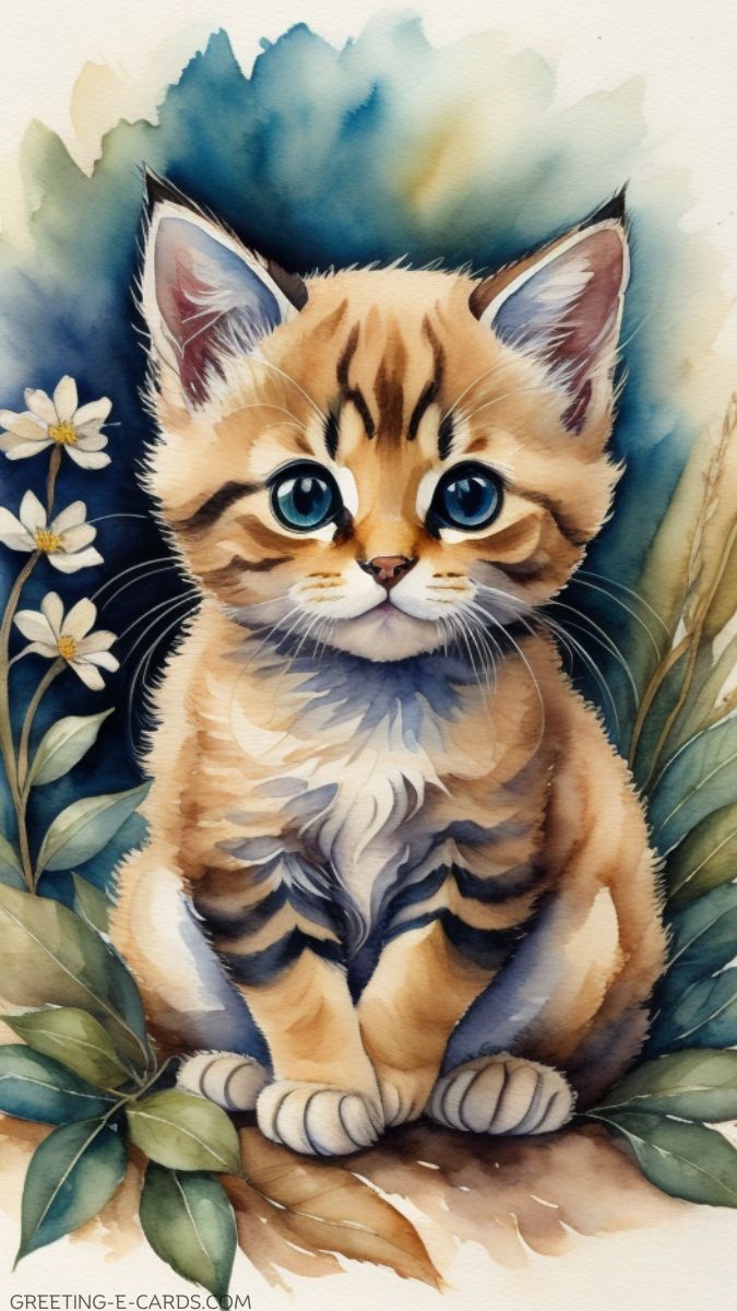 Adorable Kitten Phone Wallpaper