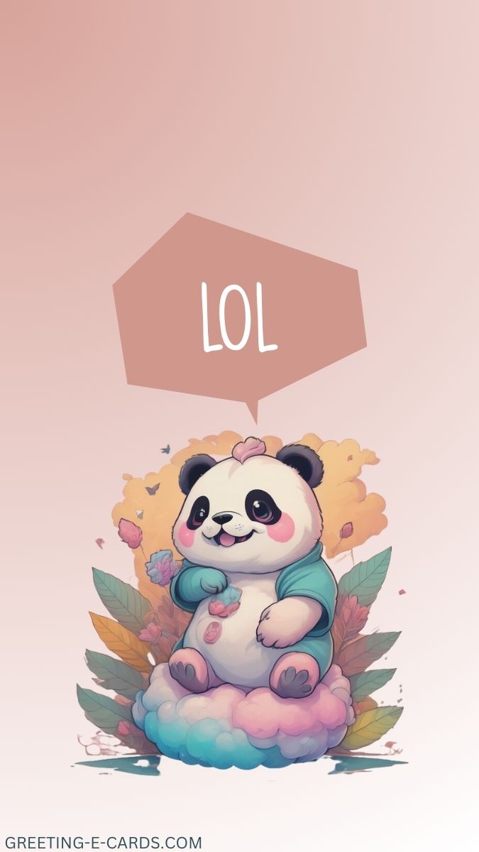 Adorable Panda Phone Wallpaper