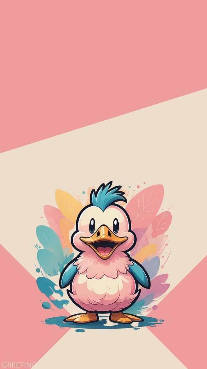 Cute Duckling Phone Wallpaper