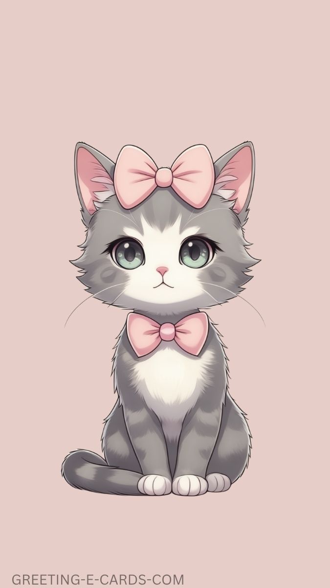 Sweet Kitty Mobile Wallpaper