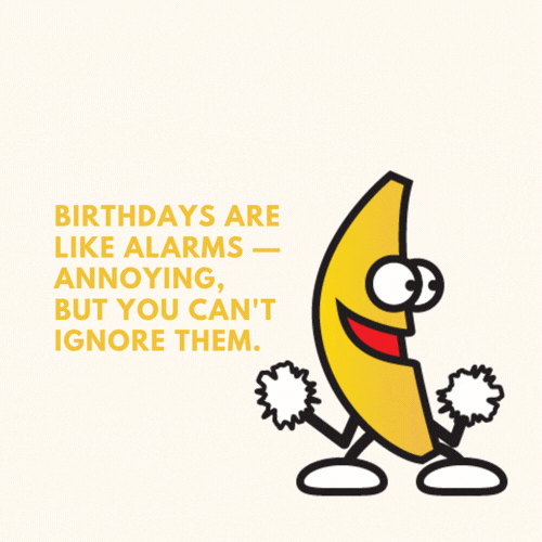 Funny Banana Birthday GIF - Free Animated GIF no sign up