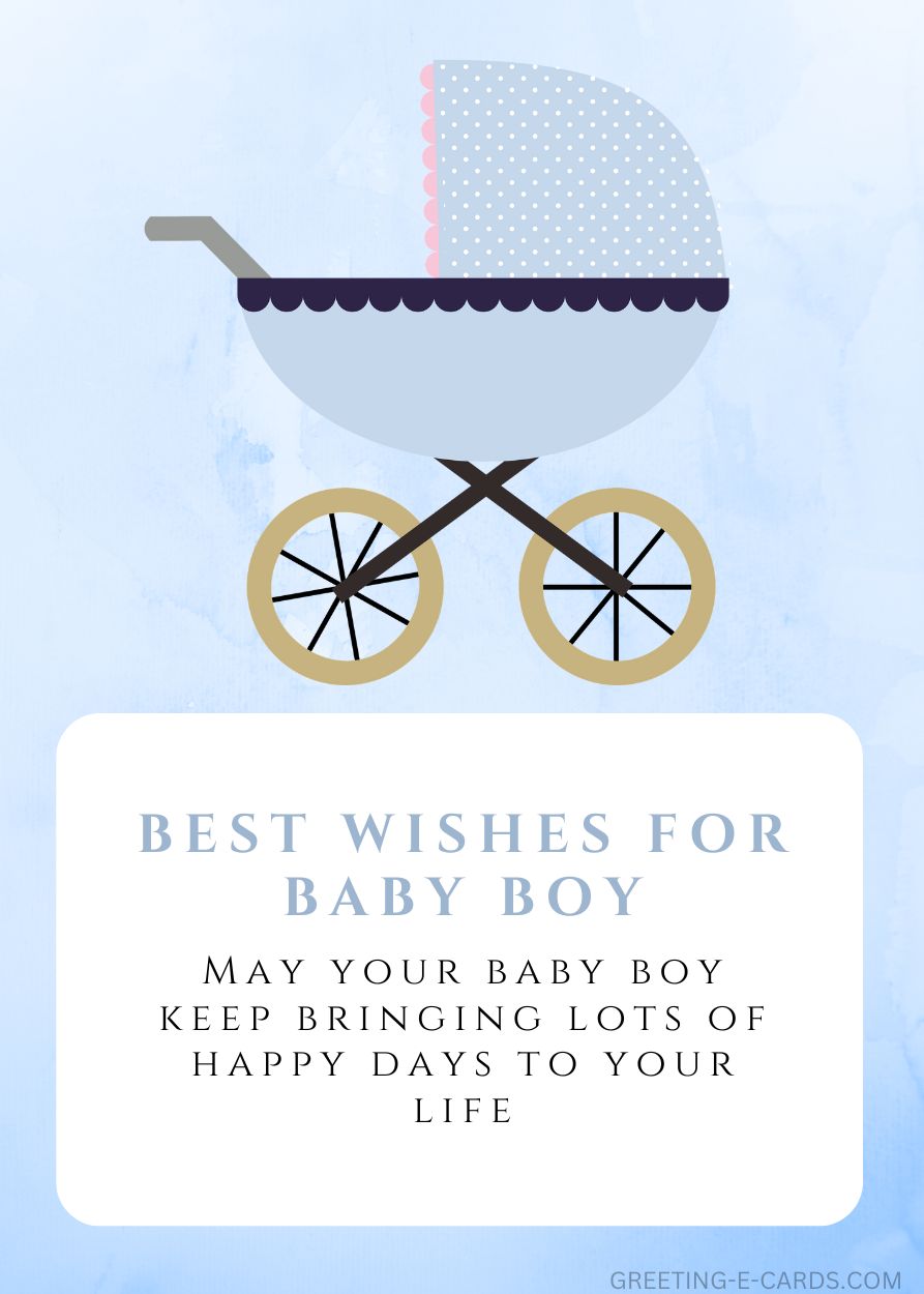 Best Wishes for Your Baby Boy