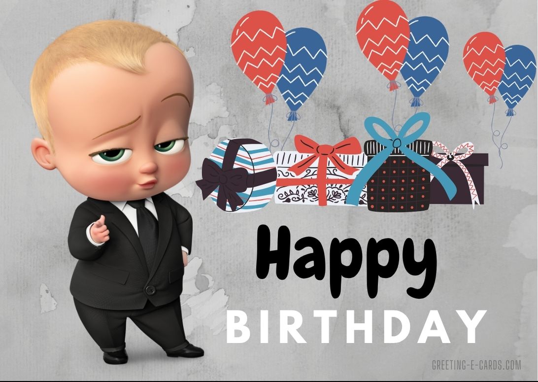 Happy Birthday, Boss Baby Style!