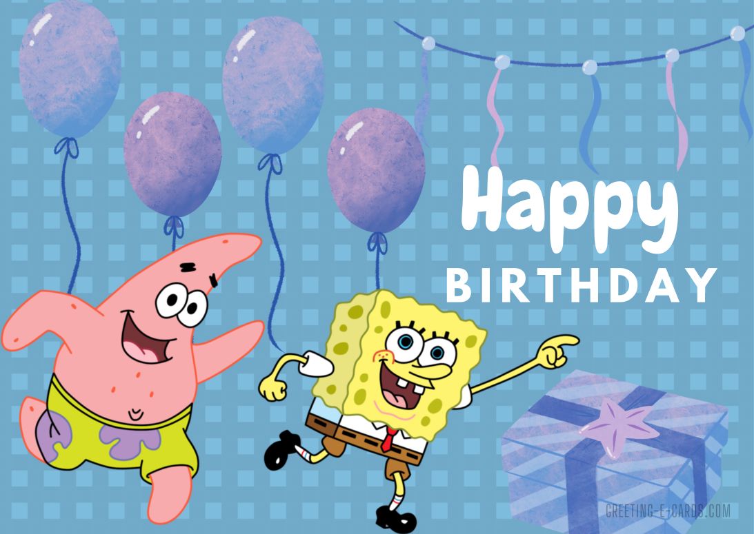 Spongebob & Patrick Birthday Bash