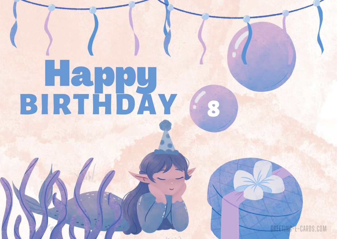 Dreamy Mermaid Birthday Wishes