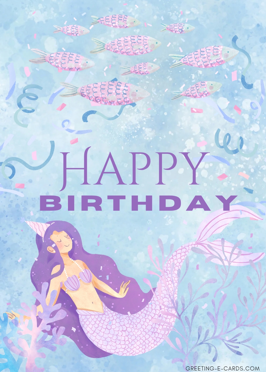 Mermaid\'s Birthday Splash
