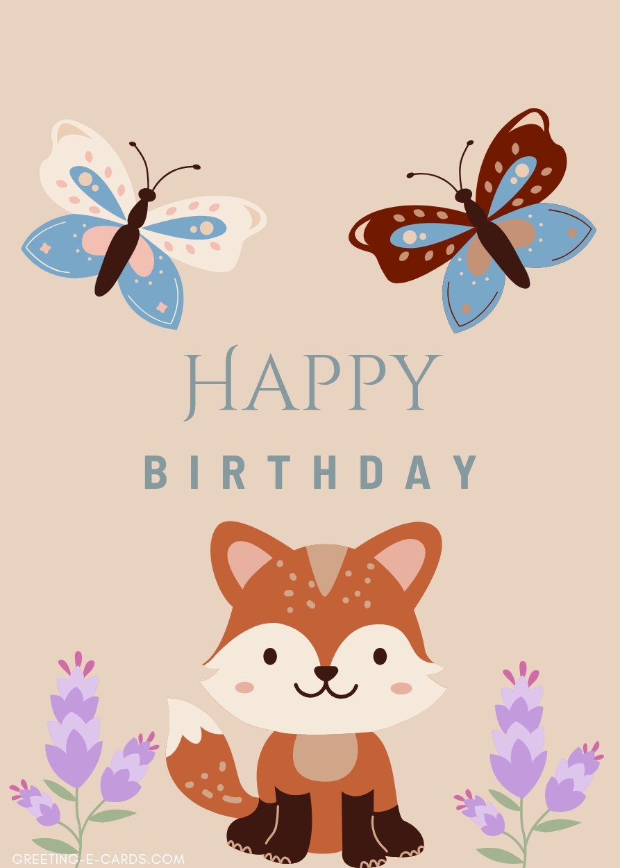 Sweet Woodland Birthday