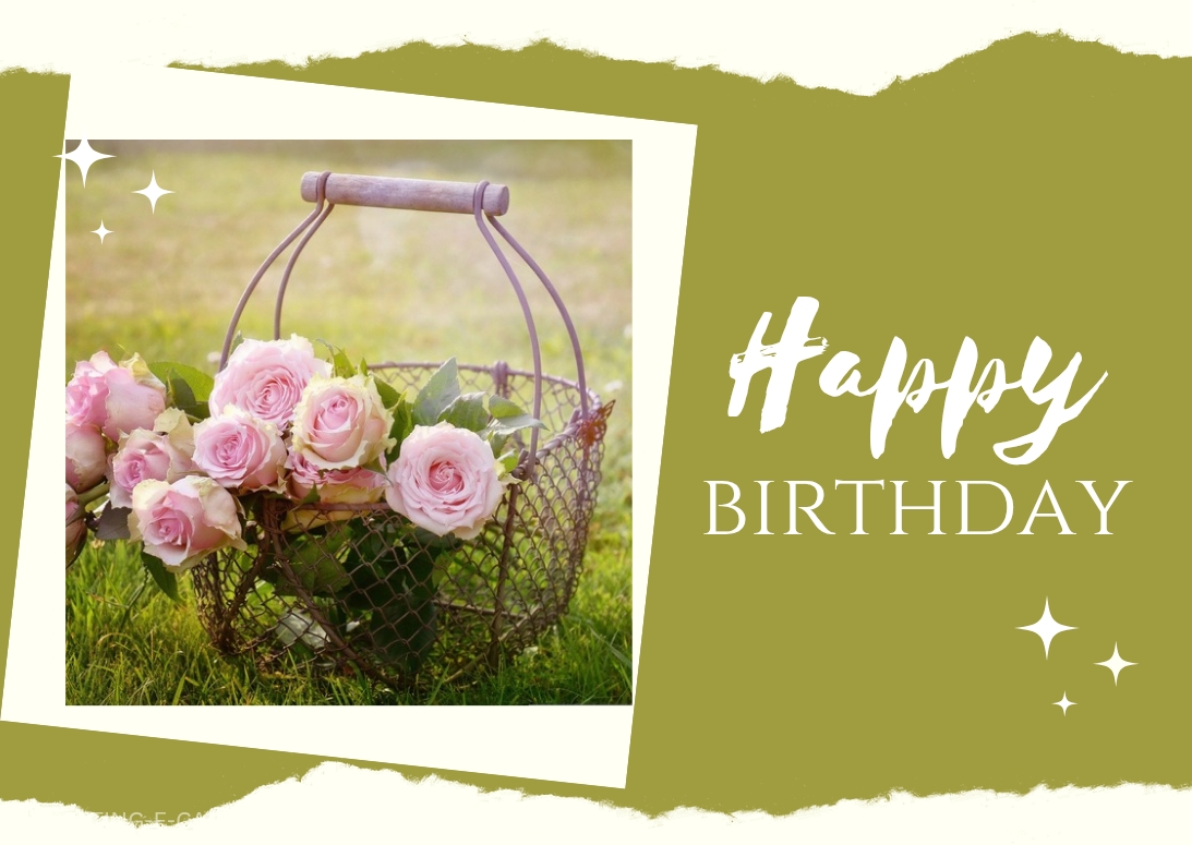 Birthday Basket of Blooms