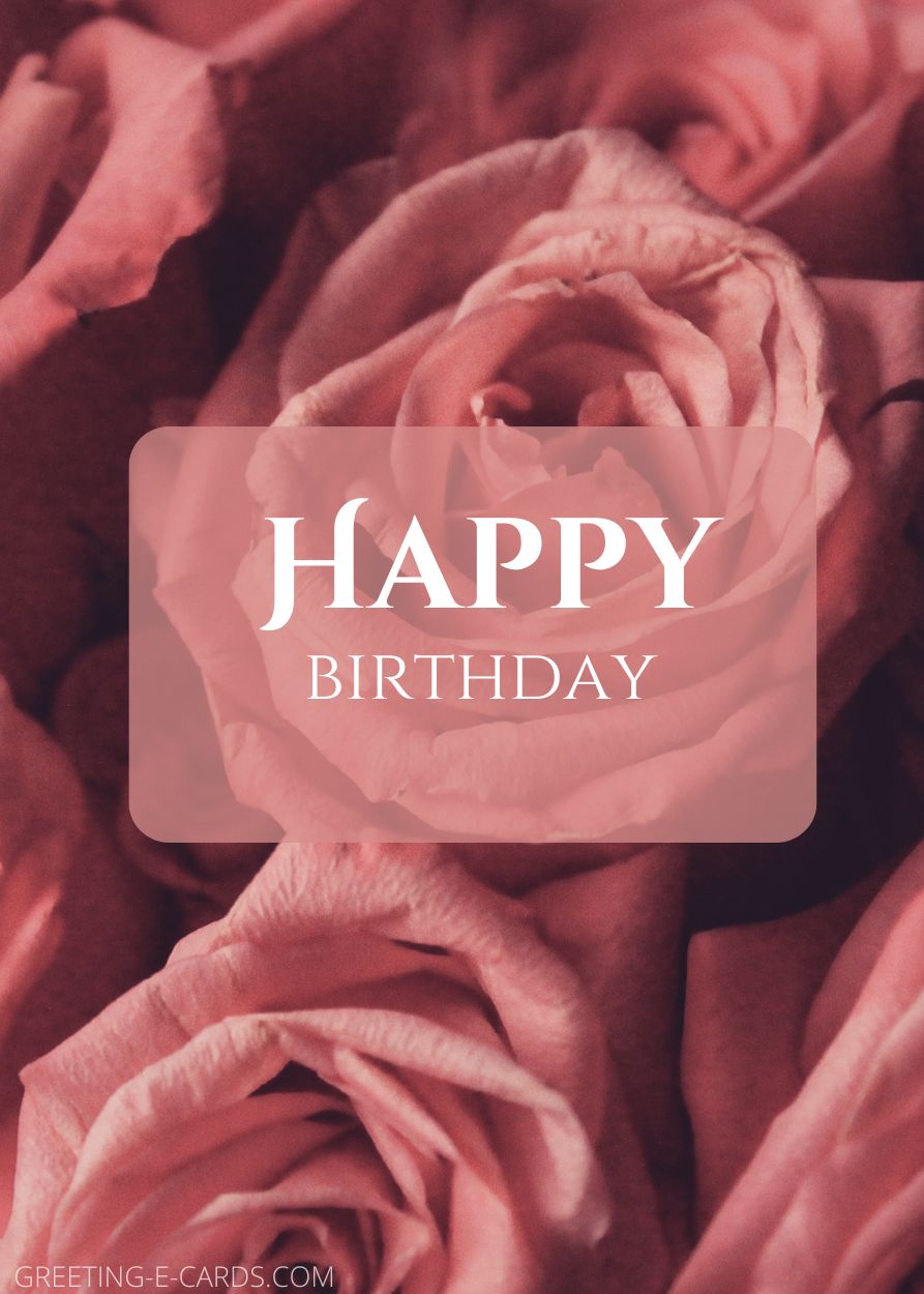 Elegant Rose Birthday