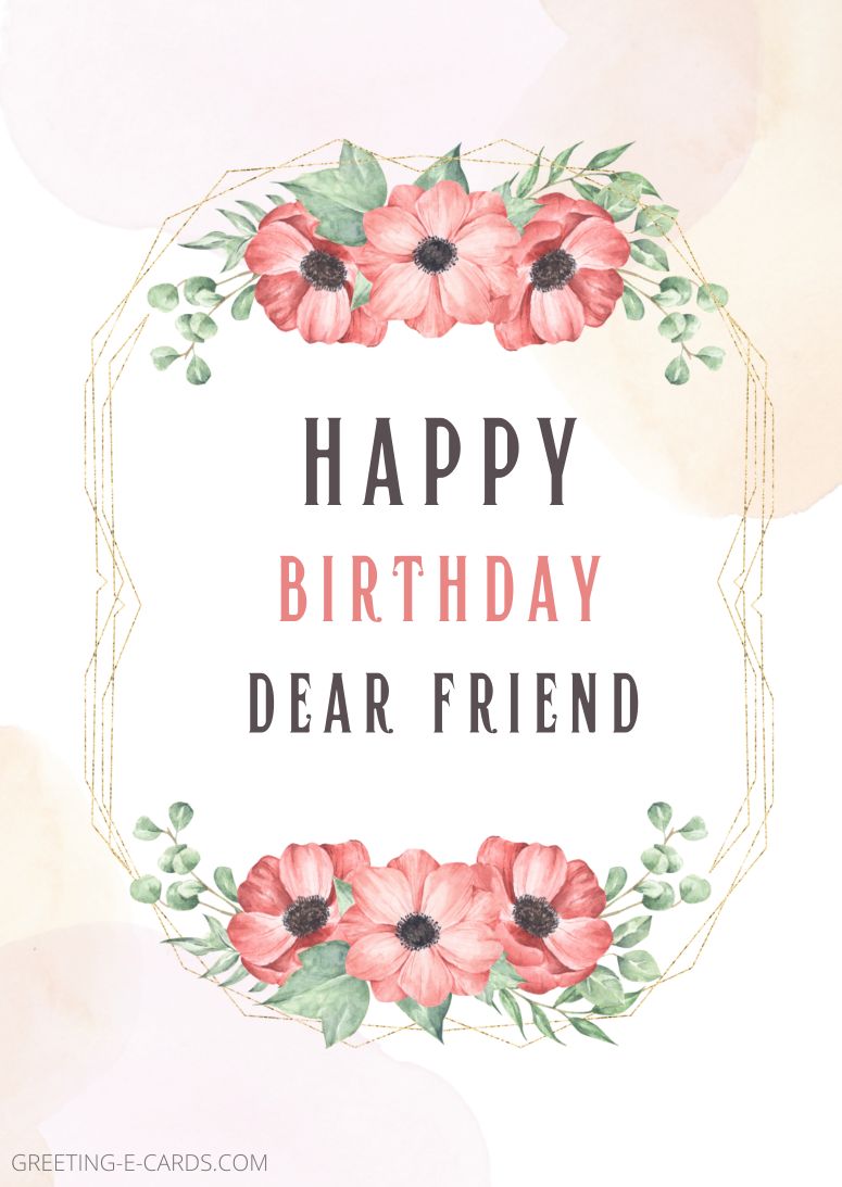 Happy Birthday, Dear Friend