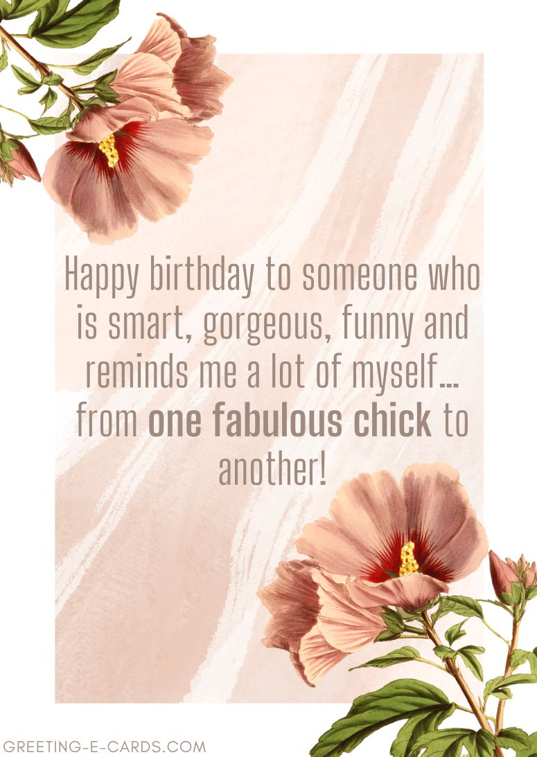 Birthday Blooms E-Card