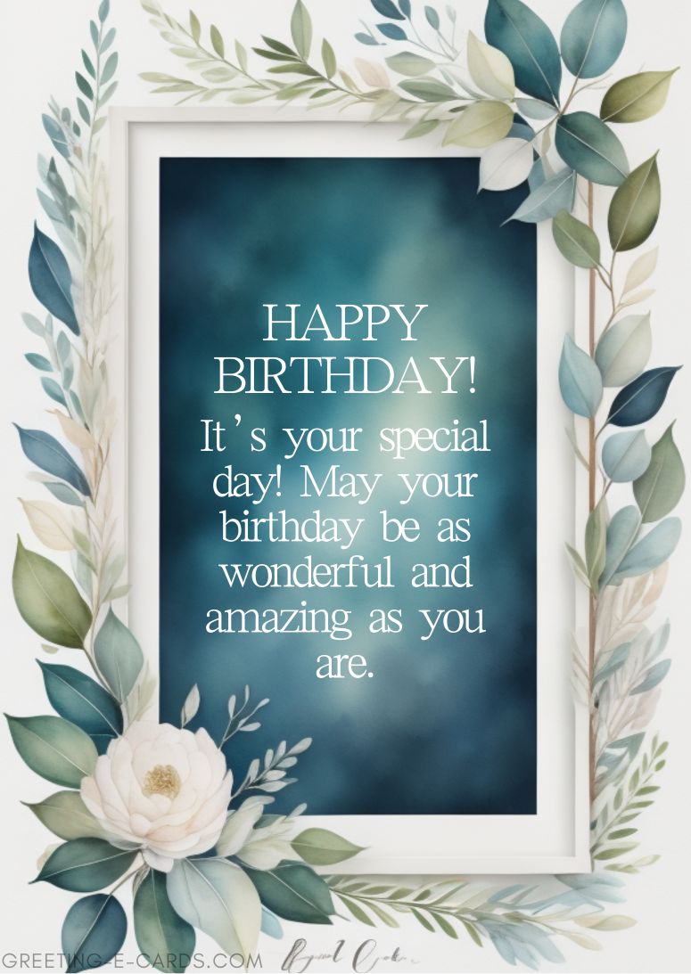 Birthday Wishes E-Card