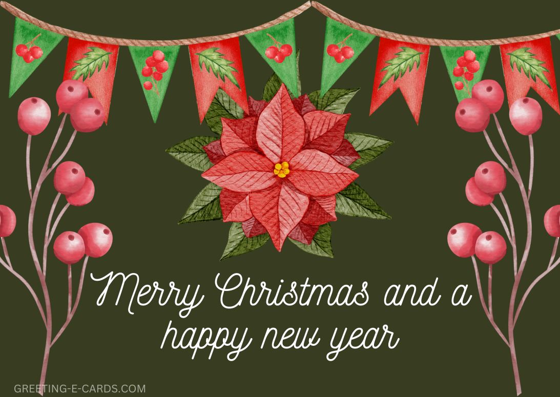 Merry Christmas & Happy New Year E-Card