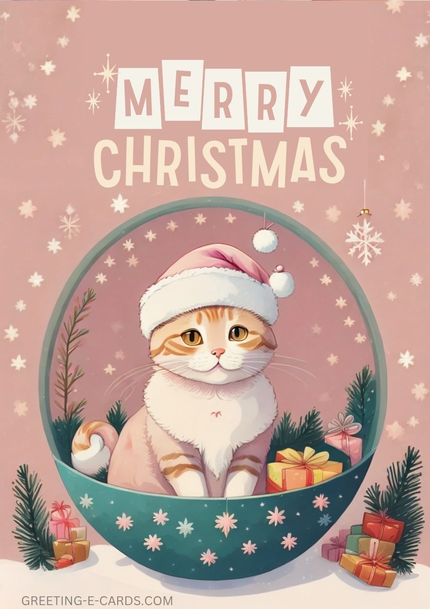Merry Christmas Kitty E-Card