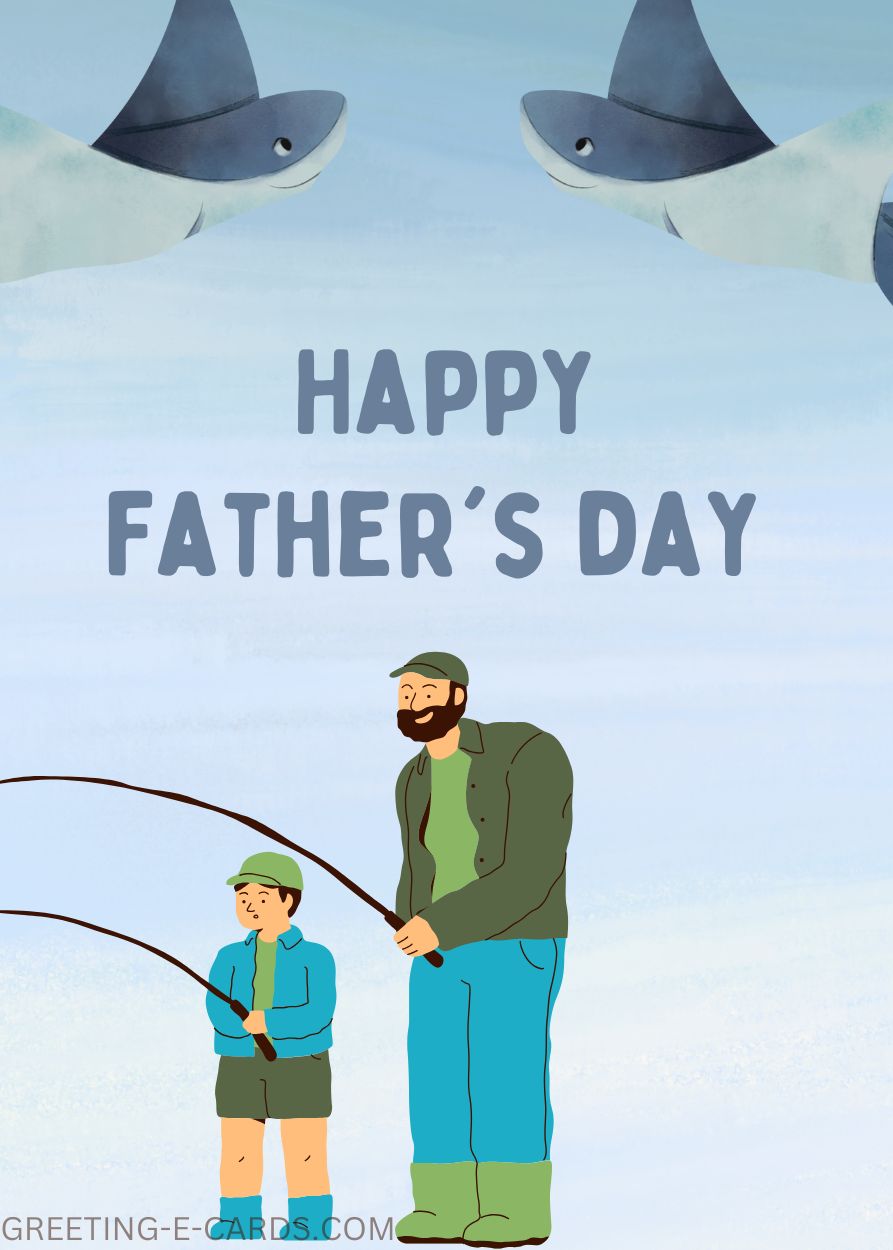 Happy Father's Day Fishing Trip E-Card