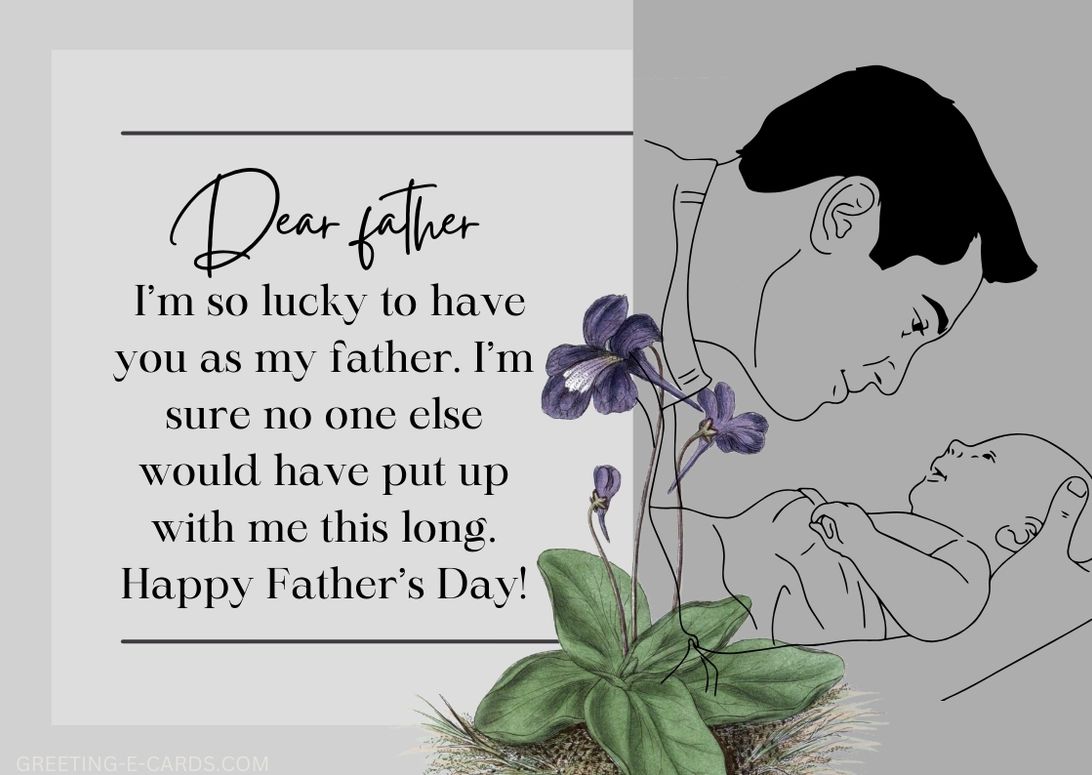 Heartfelt Father's Day E-Card