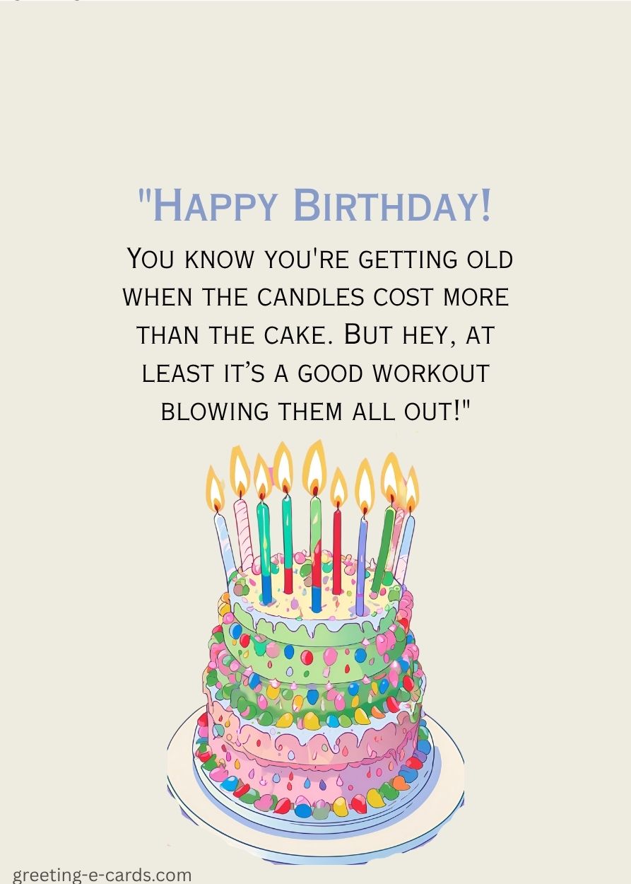 The Birthday Candle Workout