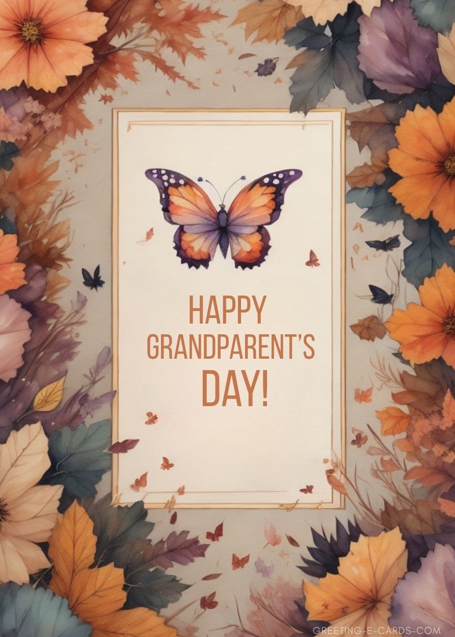 Grandparent's Day Butterfly