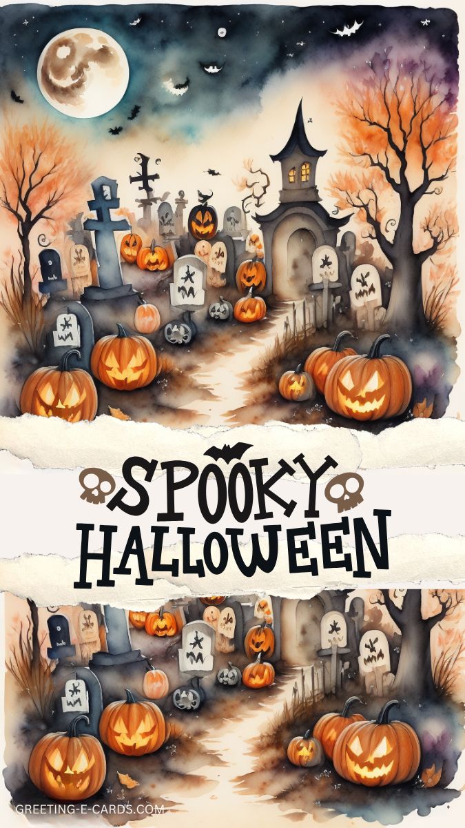 Spooky Halloween Phone Wallpaper