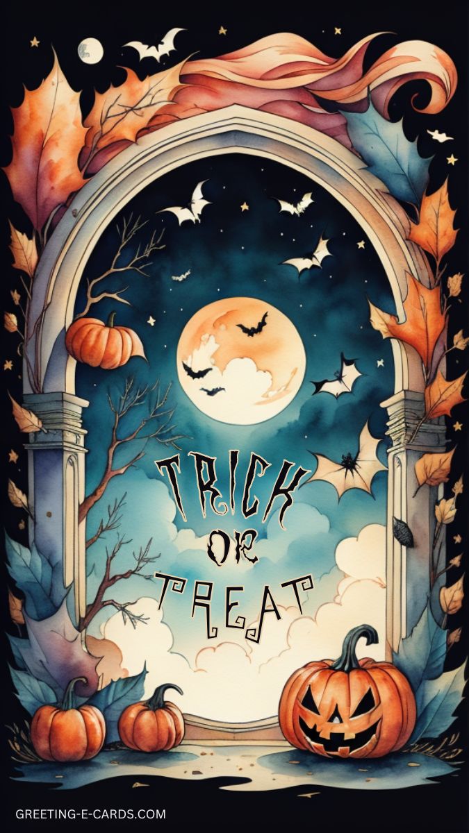 Spooky Halloween Phone Wallpaper