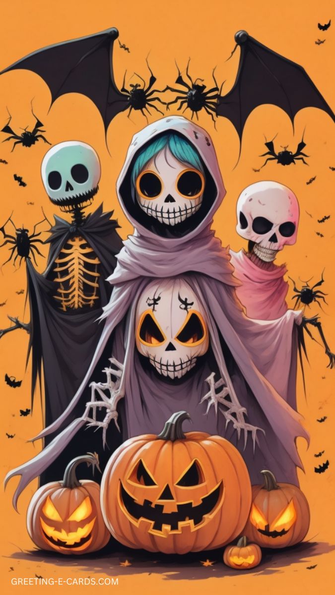 Spooky Halloween Phone Wallpaper