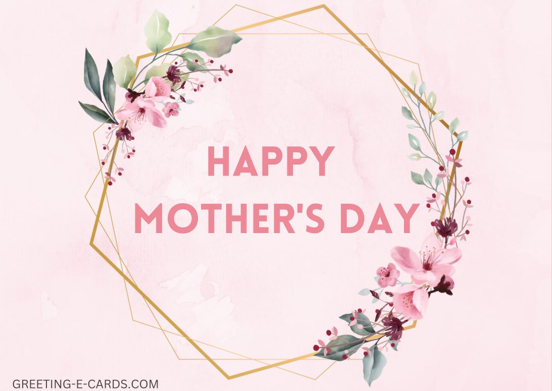 Elegant Mother's Day Floral E-Card