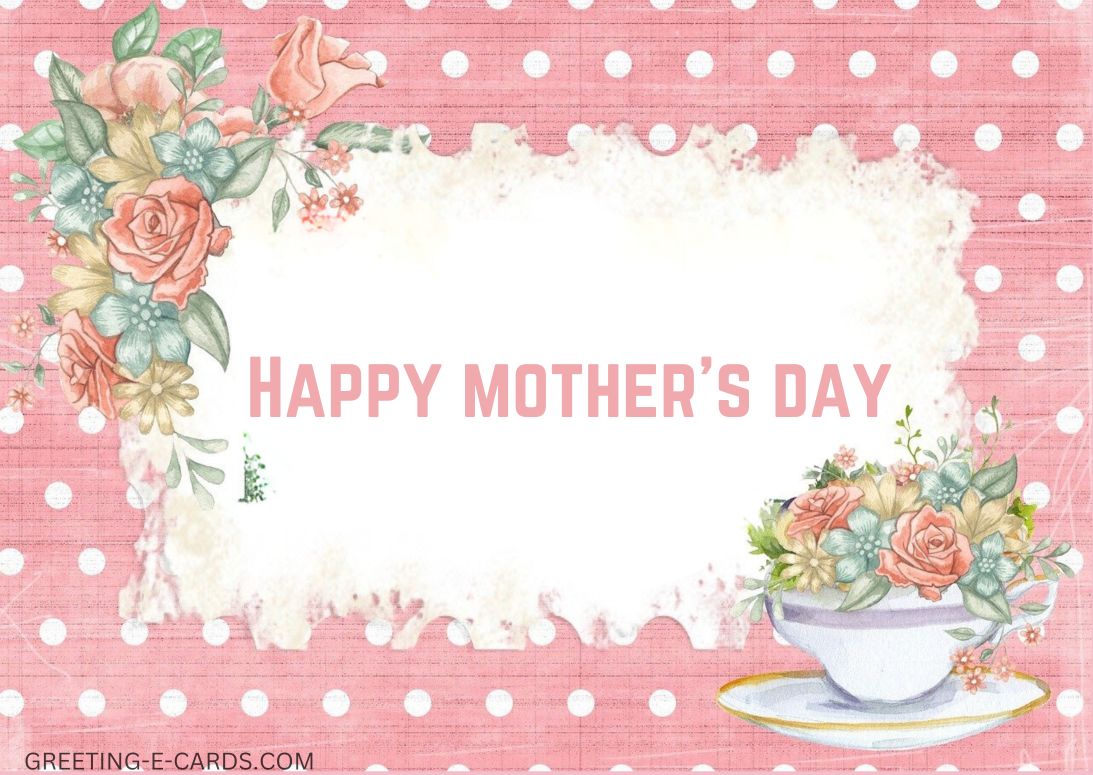 Happy Mother's Day Floral E-Card