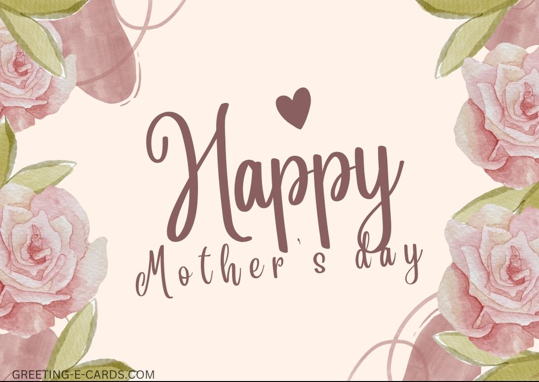 Happy Mother's Day Floral E-Card