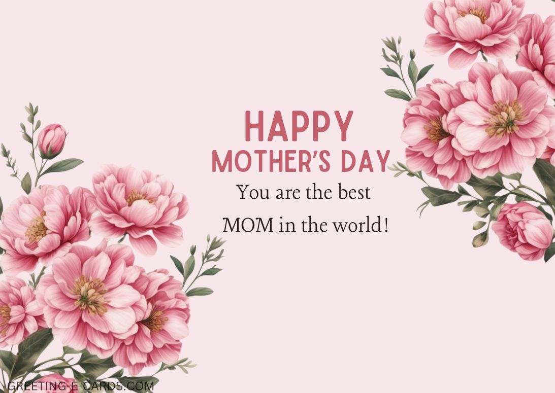 Happy Mother's Day Floral E-Card