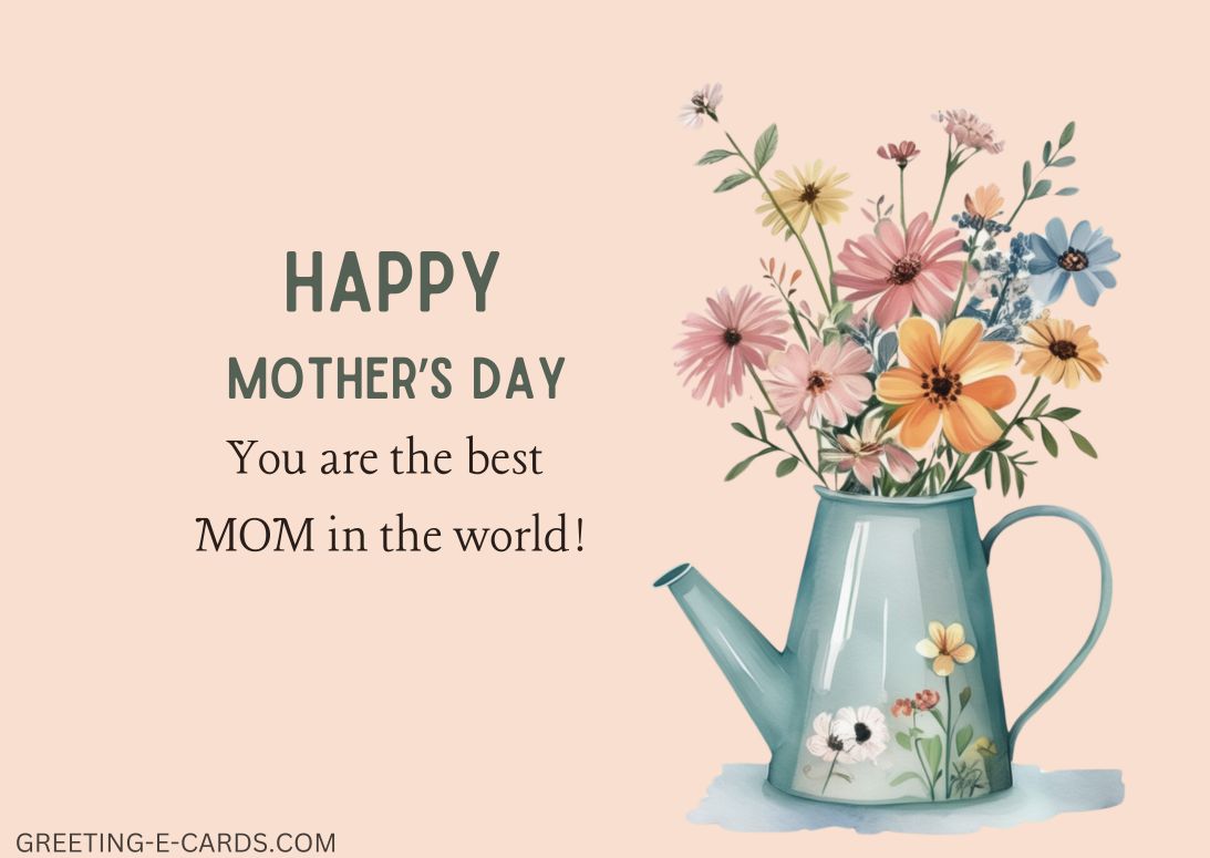 Happy Mother's Day Flower E-Card