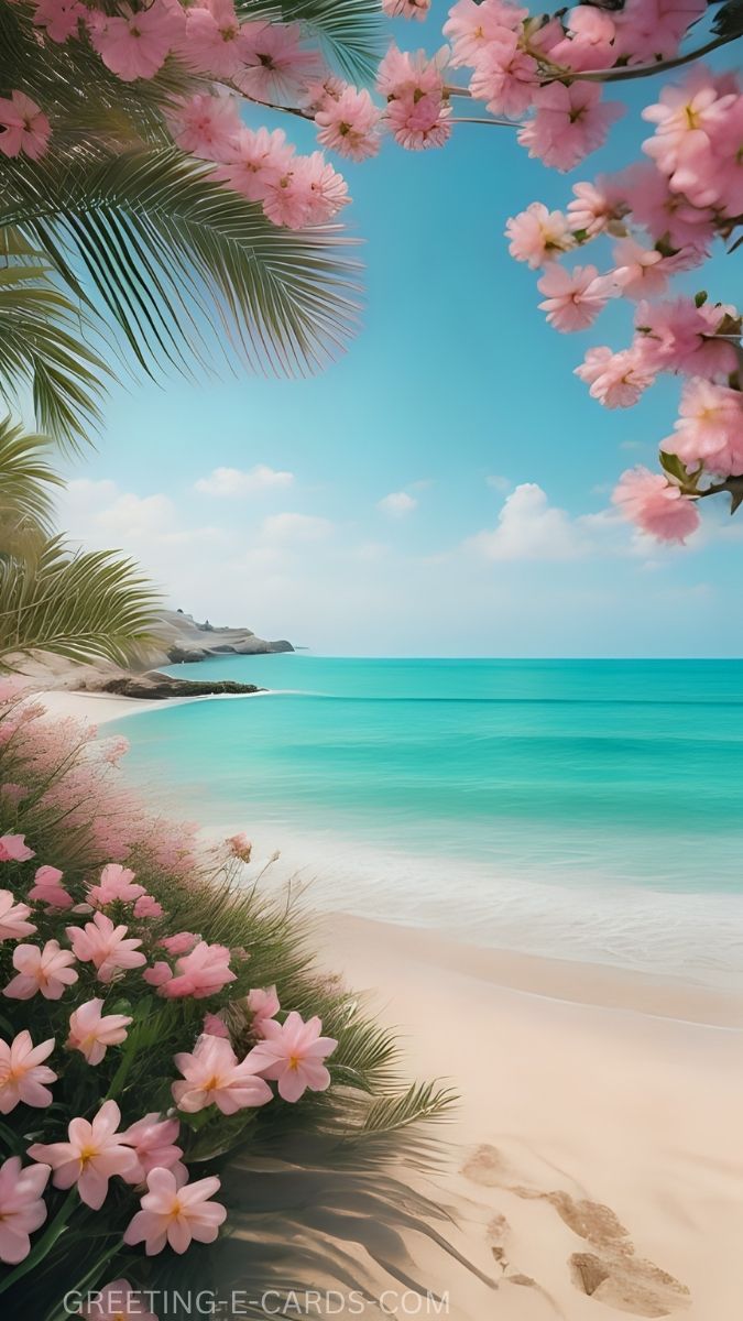 Coastal Bliss iPhone Wallpaper
