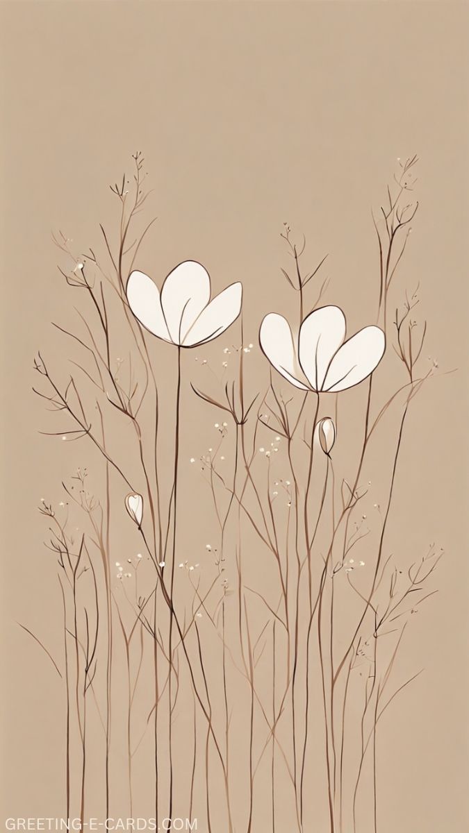 Elegant Floral Phone Wallpaper