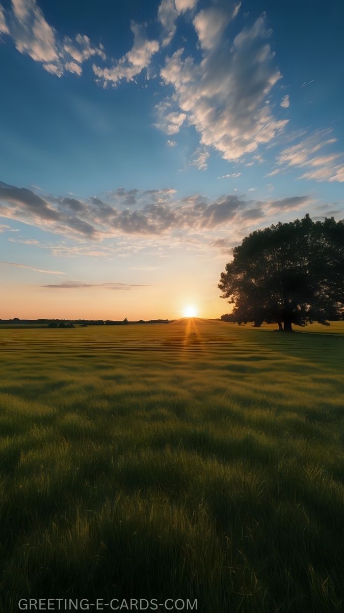 Golden Sunset Field
