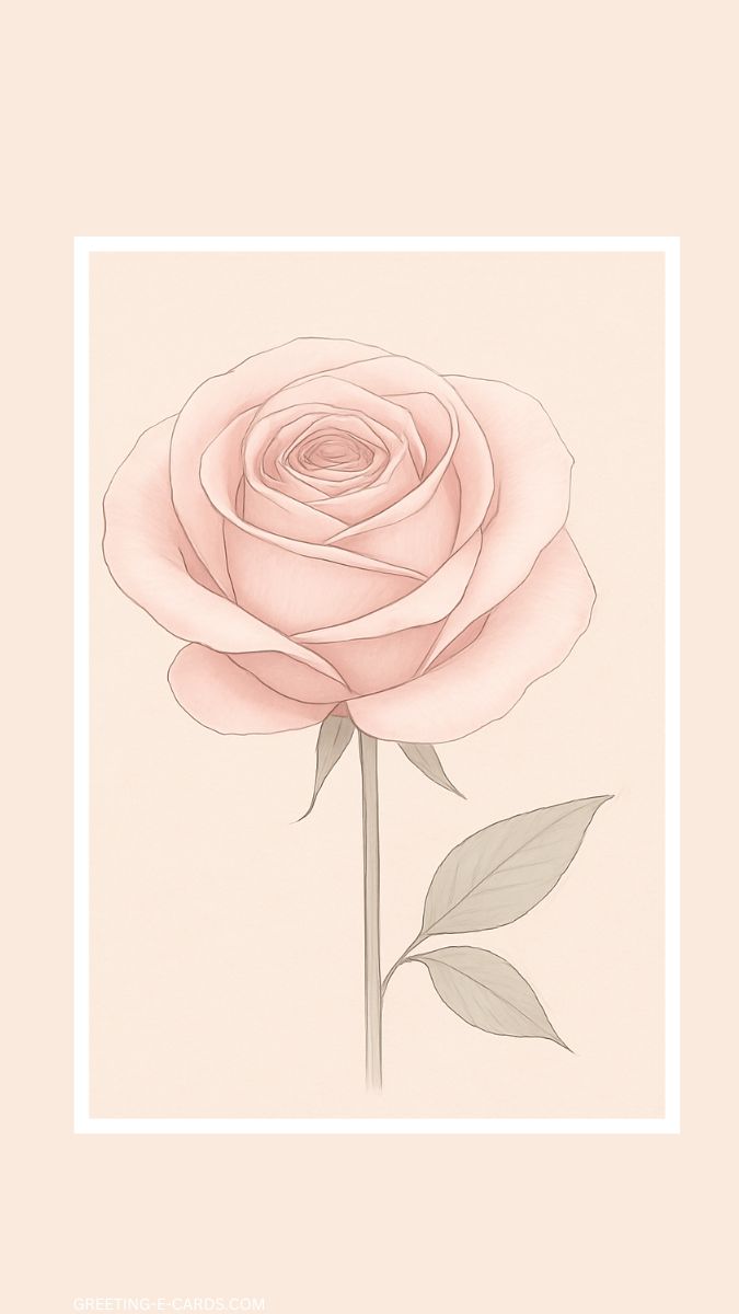 Pink Rose Nature Phone Wallpaper