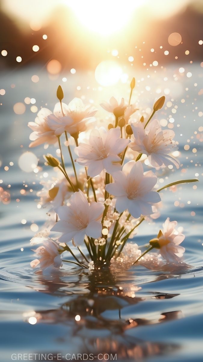 Serene Floral Glow
