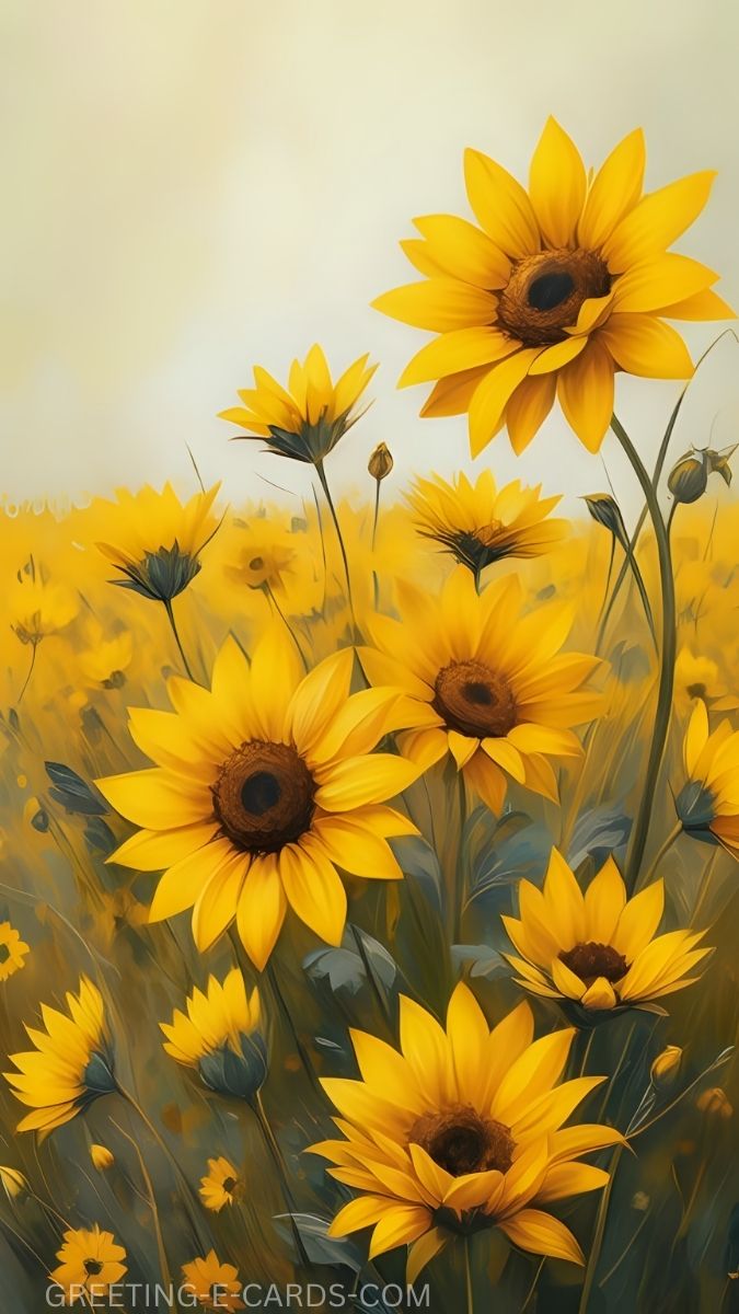 Sunny Sunflower Lockscreen