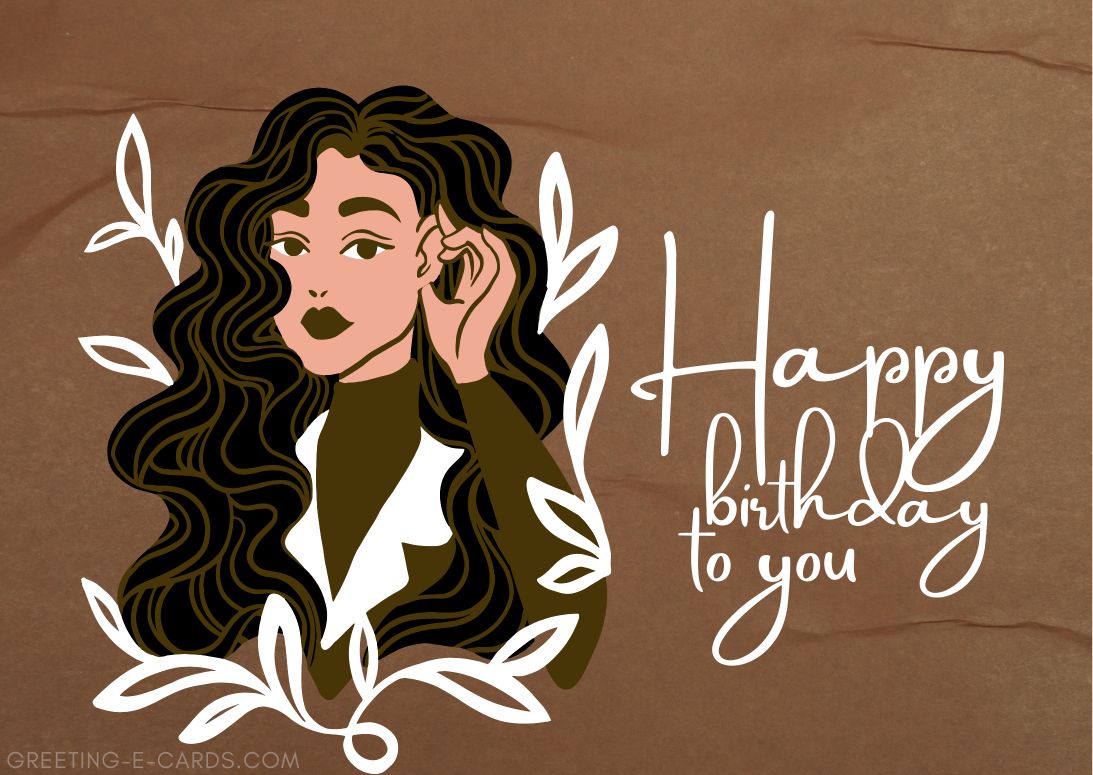 Happy Birthday E-Card for Her