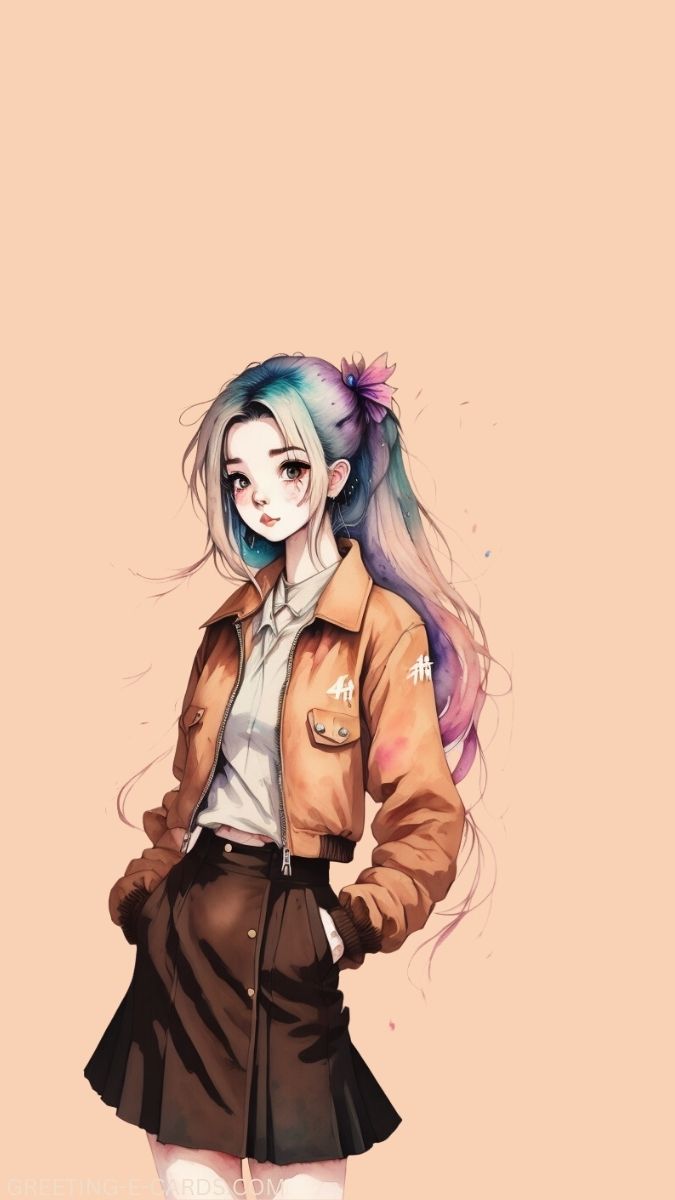 Anime Girl Phone Wallpaper