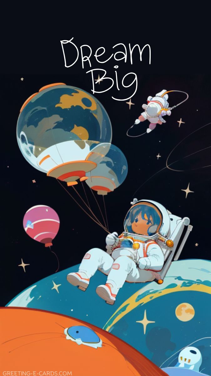 Dream Big Phone Wallpaper