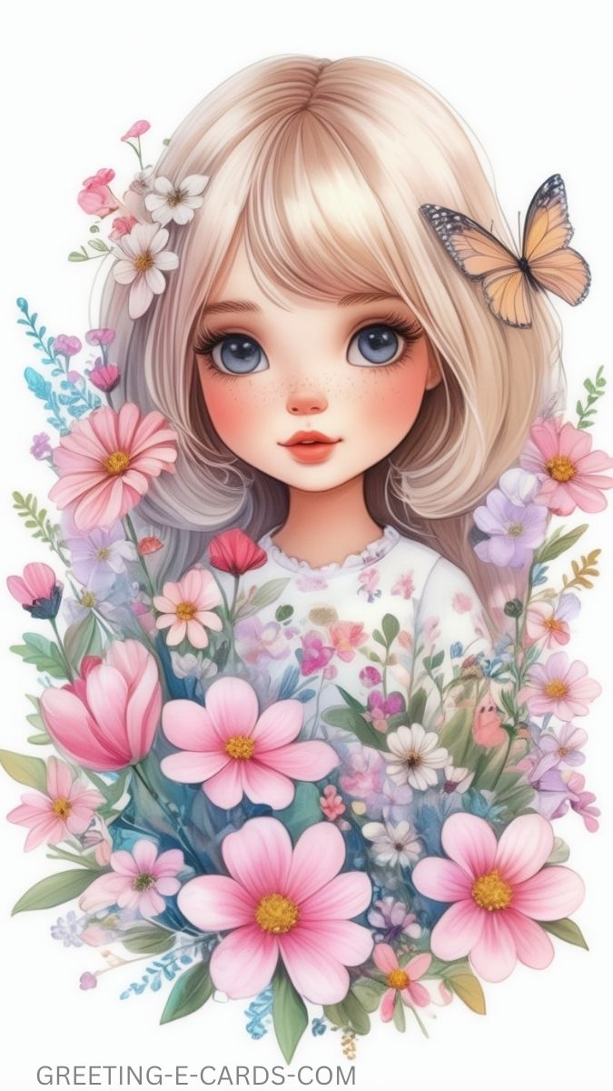 Enchanting Floral Mobile Wallpaper