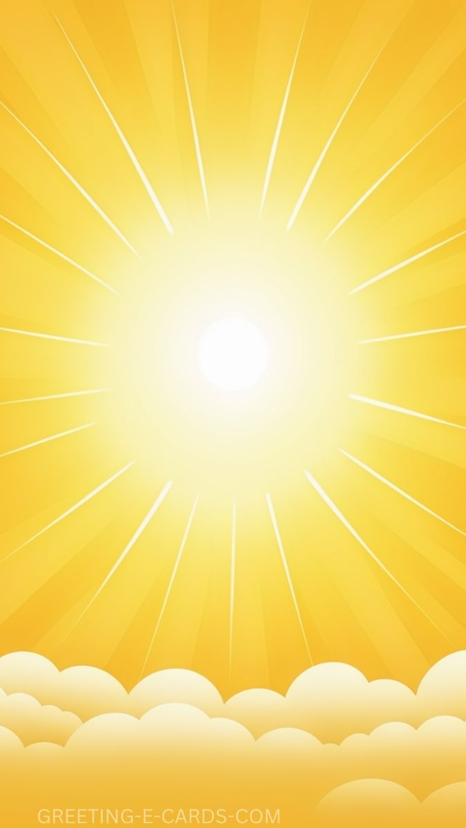 Sunny Sky iPhone Wallpaper