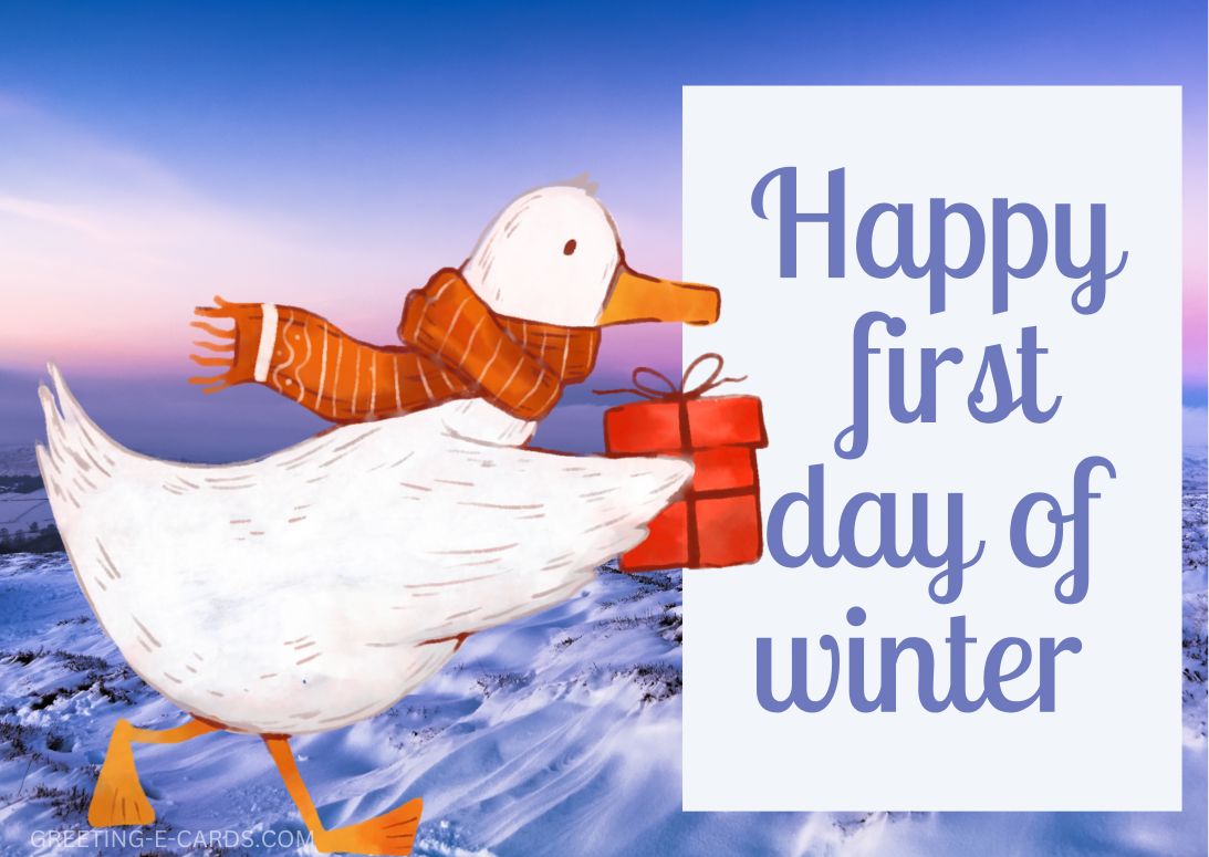 Happy First Day of Winter E-Card
