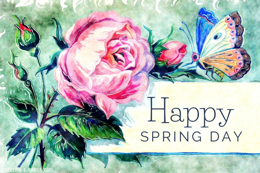 Happy Spring Day E-card