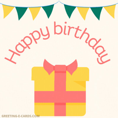 A Happy Birthday Surprise Gif Card - Free Animated GIF no sign up
