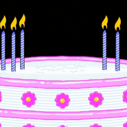 Animated Birthday Cake GIF