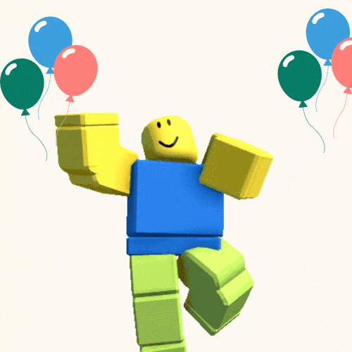 Animated Roblox Birthday GIF