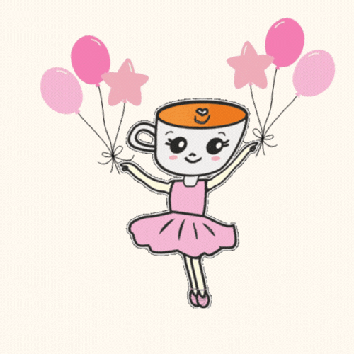 Ballerina Cappuccina Happy Birthday Animated GIF