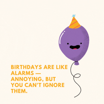 Can\'t Ignore This Birthday Gif Card!