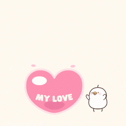 Cute Bird Happy Birthday Gif Card